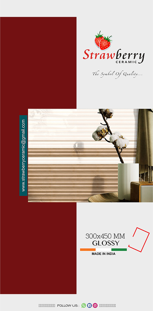 12X18 3D STRIP GLOSSY NEW
